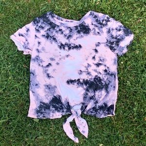 ARDENE WOMEN’S TYEDYE CROP TOP WITH TIED FRONT